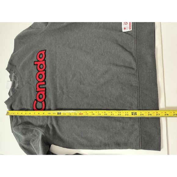 Team Canada Sweatshirt 2010 Winter Olympics Vancouver Gray Crewneck Adults Large - Picture 4 of 9